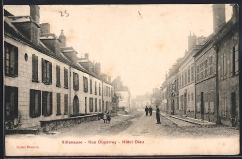Cpa villenauxe rue - rue, duperrey