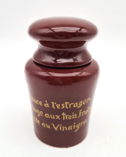 Pot moutarde ancien maille - pot,
