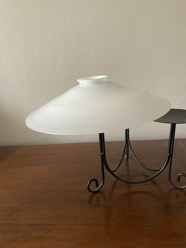 Ancien abat jour - verre, de