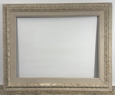 Cadre ancien sculpté style Montparnasse 12P Feuillure: 46,5x61,5cm Entier: 64x79