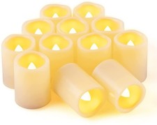 12 Pièces Bougies LED Sans