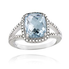 925 argent 4ct - argent, topaze
