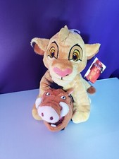 Peluche SIMBA 25 cm et PUMBA