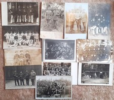 LOT de 12 CARTES-PHOTO Allemandes GUERRE MILITAIRES
