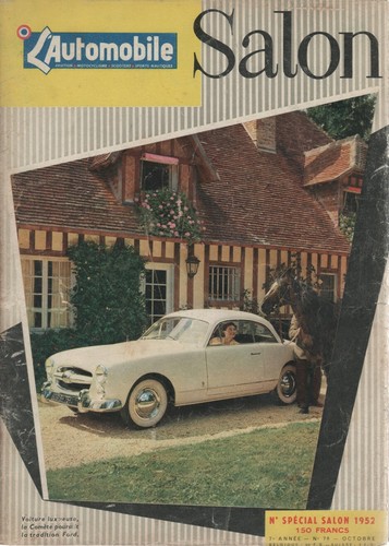 Automobile 1952 salon de - l'automobile,