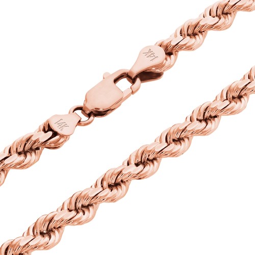 Véritable 14k rose 5mm - 14k,