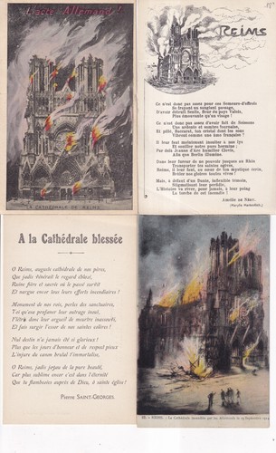 Lot postcards war - of,