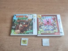 Lot Jeux NINTENDO 3DS - DONKEY KONG COUNTRY RETURNS et KIRBY TRIPLE DELUXE