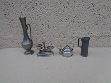 lot étain miniature