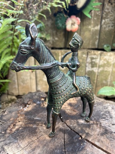 Sculpture bronze dhokra - sculpture,