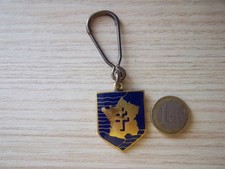porte clés insigne 2ème DB Division Blindée France Libre FFL (à nettoyer)
