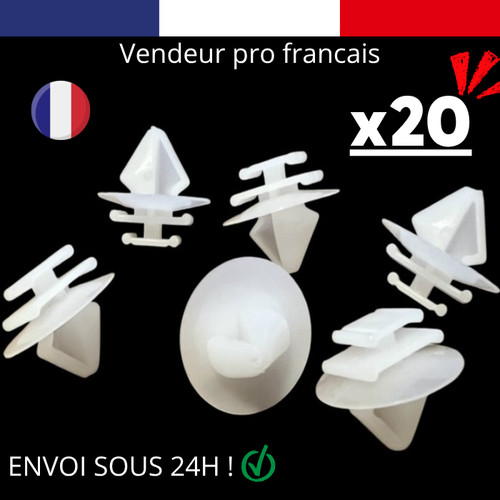 20x clips fixation garniture - fixation,
