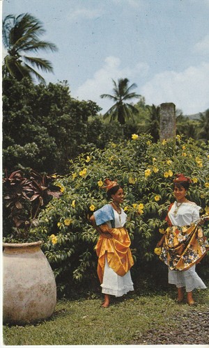 Cpsm martinique costume - costume, creole