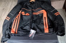 Authentique blouson Biker 66 - Cuir Noir - STRADA -Avec étiquette -Taille XXL