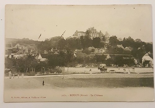 Cpa rare roucy - cpa,
