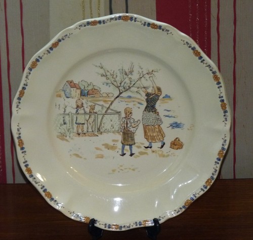 Assiette faience de - assiette, en