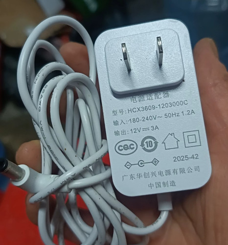 Hcx3609 1203000c 12v - 3a, 36w