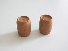 PLAYMOBIL (B4267) WESTERN - Lot de 2 Tonneaux Marron