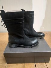 paire de chaussure femme bottines bottes morat belga black taille 38 felmini