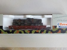 Roco Minitanks HO  réf 809 Wagon transport d'engins militaires (Edition limitée)