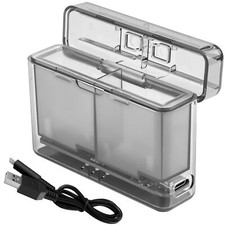 Chargeur de Batterie pour GoPro Hero 12 11 10 9Dual Battery Charger for Endur...