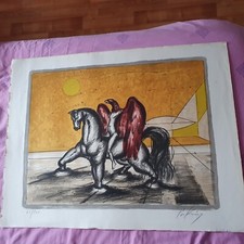 PRIKING Franz  Lithographie Signée  Et Numérotée 81 Cm X 63 Cm