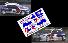 DECALS 1/43 PEUGEOT 306 MAXI -