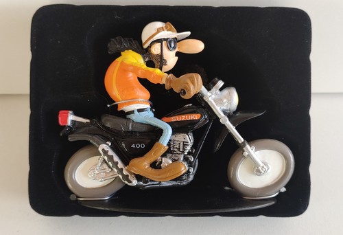 Figurine moto résine - moto, joe
