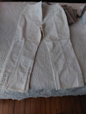 pantacourt en velours cotelé