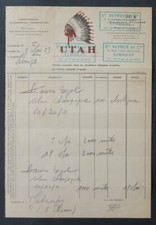 Facture LIMOGES  1963 UTAH
