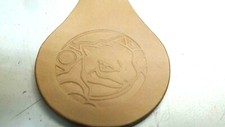 LEATHER KEYCHAIN STAMP HAND