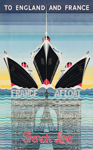 Paquebot france afloat - paquebot,