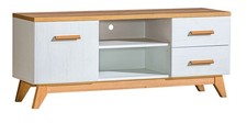 Meuble Bas TV 135x40x55cm Nash Chêne Andersen Pin 84311039