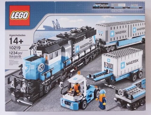 Lego 10219 maersk - maersk, train