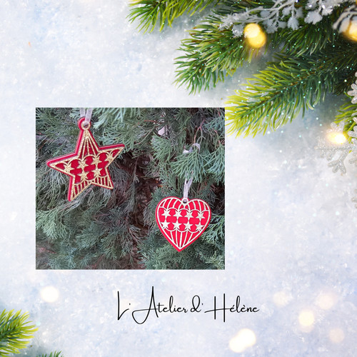Lot decorations noel - -,