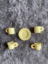 playmobil lot vaisselle tasses Assiette Cuisine camping car maison école