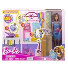 BARBIE Coffret Boutique Créations poupée + accessoires de mode HKT78 MATTEL NEUF