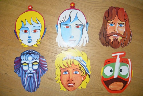 Lot masques vintages - masques, en