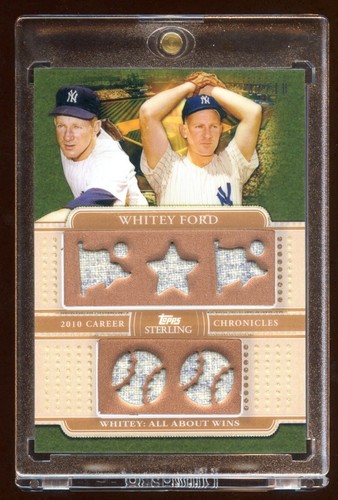 2010 topps whitey ford game - whitey,