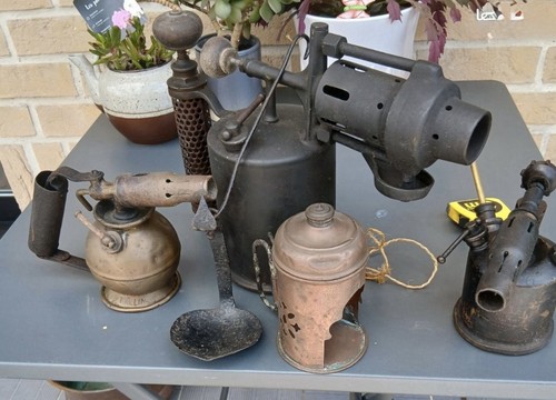 Lot objets anciens métal - d'objets, en
