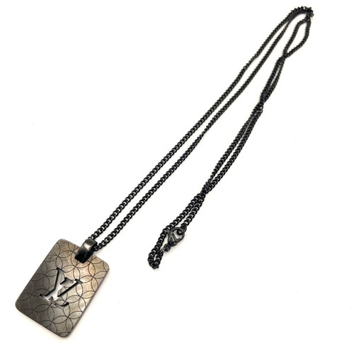 Collier noir louis - noir, vuitton