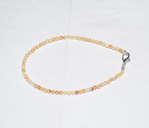 925 argent rond - , gemme