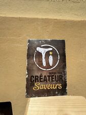 PLAQUE PUBLICITAIRE RHUM