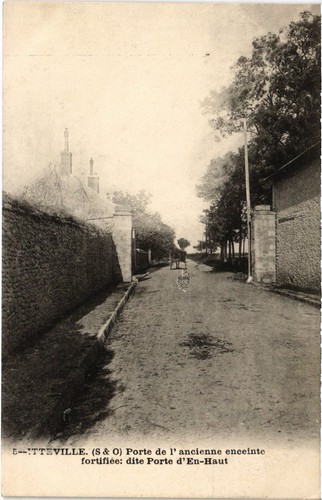 Cpa itteville porte - cpa,