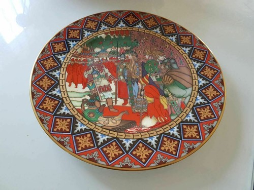 Assiette décor russe die - assiette,