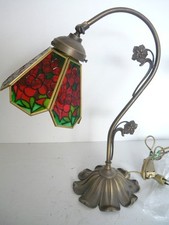 Lampe Abat-Jour Verre Décoré