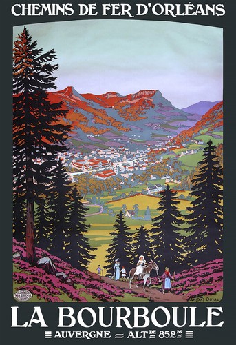 Affiche chemin fer orléans - affiche,
