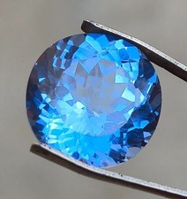 Zircon bleu naturel 12,25 ct