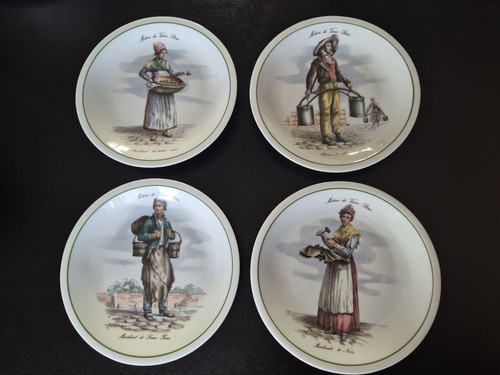 Assiettes les métiers - assiettes,