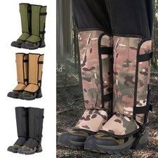 Guêtres de Randonnée 500D Imperméable Cuir de Vache Protège contre les Morsu